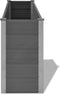 vidaXL - Plantenbak - verhoogd - 150x50x91 - cm - HKC - grijs