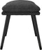 vidaXL - Voetenbank - 45x29,5x35 - cm - stof - en - kunstleer - donkergrijs