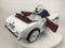 BMW 507 Oldtimer - Elektrische Kinderauto - Rood - 1 Persoons Kinderauto - Afstand Bestuurbaar - Muziek Module - 12v - Kunst Lederen Zitje - Rubberen banden