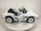 BMW 507 Oldtimer - Elektrische Kinderauto - Rood - 1 Persoons Kinderauto - Afstand Bestuurbaar - Muziek Module - 12v - Kunst Lederen Zitje - Rubberen banden