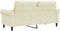 vidaXL - Tweezitsbank - 140 - cm - fluweel - crèmekleurig