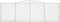 vidaXL - Schanskorven - 4 - st - gewelfd - 400x50x120/140 - cm - ijzer