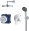 GROHE Get - Doucheset - Inbouwmengkraan 2-jets 210 mm - Chroom
