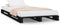 vidaXL - Palletbed - massief - grenenhout - zwart - 100x200 - cm