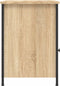 vidaXL - Nachtkastje - 40x42x60 - cm - bewerkt - hout - sonoma - eikenkleurig