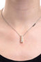 Esprit ESNL00182442 Luna - Collier - Rosékleurige stalen hanger met zirkonia - Zilverkleurig