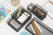 Mesh Lade Organizer en Plank Opbergbakjes - Set van 2 (Zwart, 30x7.5x5 cm)