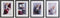 Schilderij DKD Home Decor (35 x 2,5 x 45 cm) (4 Stuks)