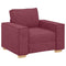 Sofa Stoel Wijnrood 60 cm Stof