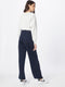 TOM TAILOR straight interlock pants - Dames Broek - Maat L - Met elastische tailleband