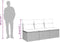 vidaXL - Tuinbank - met - kussens - 3-zits - poly - rattan - bruin