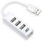 ACT AC6200 - USB Hub 4 poort - 4x USB 2.0 type-A - Wit