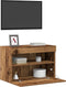 vidaXL - TV - Wandkast - met - LED - Verlichting - Oud - Hout - 60x30x40 - cm