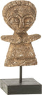 J-Line decoratie Standbeeld Ying - hout - naturel - small
