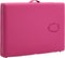 vidaXL - Massagetafel - inklapbaar - 2 - zones - aluminum - roze