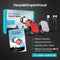 Inlustro LED Fietslamp Set - Voorlicht / Achterlicht - USB Oplaadbaar / Waterdicht - Rood en Wit