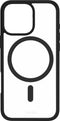 BeHello iPhone 16 Pro - Back Cover Hoesje - MagSafe - Schokbestendig - Transparant Zwart