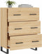 vidaXL - Dressoir - 69,5x34x90 - cm - bewerkt - hout - sonoma - eikenkleurig