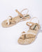 Ipanema Fashion Sandal X - Sandalen Dames - Metallic bandjes - Beige - Maat 41/42