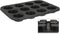 La Cucina Muffinvorm 35x26.5x3.5 cm Zwart