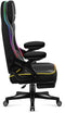 Huzaro Force 4.6 - Gamingstoel - RGB LED-verlichting met voetsteun - Zwart