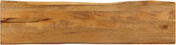 vidaXL - Tafelblad - met - natuurlijke - rand - 180x40x2,5 - cm - massief - mangohout