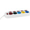 Stekkerdoos - GAO - 5 stopcontacten - Met schakelaars, 16A, 230V