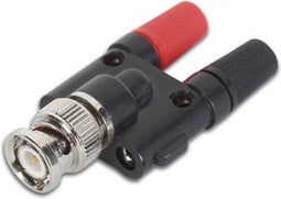 BNC MANNELIJK NAAR 2 x BANAANPLUG 4mm (CBNC35)