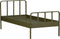 WOOOD Mees Bed - Metaal - Army - 90x208x95