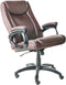 Directeursstoel Draaibaar GRACEFUL Kunstleer Donkerbruin
