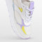 PS Poelman Cibel - Dames Leren Chunky Runner Sneaker - Wit Lila Geel