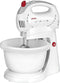 MPM - Handmixer met Mengkom - 5 Snelheden + Turbostand - Met Kloppers en Kneedhaken - 300W - Wit