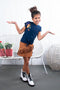 B. Nosy Kids - T-shirt - Geborduurde bloemen - Maat 104