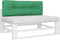 vidaXL - Palletkussen - 120x40x12 - cm - stof - groen