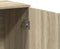 vidaXL - Dressoir - 79x38x80 - cm - bewerkt - hout - sonoma - eikenkleurig