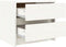 vidaXL - Nachtkastje - 40x31x35,5 - cm - massief - grenenhout - wit