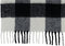 J-Line Plaid tegels - polyester - zwart & wit - 152 x 127 cm - woonaccessoires