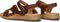 Gabor 063 - Platte sandalen - Klittenbandsluiting - Bruin - Maat 40