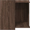 vidaXL - Kattenbakkast - 53x53x51 - cm - bewerkt - hout - bruin - eikenkleurig