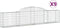 vidaXL - Schanskorven - 9 - st - gewelfd - 300x30x60/80 - cm - gegalvaniseerd - ijzer