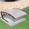 vidaXL - Garagedak - voor - robotmaaier - 77x103x46 - cm