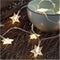 EDM ster licht - kerstsfeer - warm licht - 10 LED sterren - 1 m - 71318