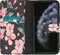 iMoshion Hoesje Geschikt voor iPhone 12 Mini Hoesje Met Pasjeshouder - iMoshion Design Softcase Bookcase - Zwart / Roze / Blossom Watercolor Black