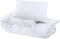 vidaXL - Dekbedovertrekset - 200x200 - cm - katoen - wit