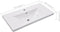 vidaXL - Inbouwwastafel - 81x39,5x18,5 - cm - keramiek - wit