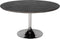 Richmond Interiors Eettafel Blackbone silver 140Ø (Black rustic)