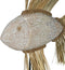 Decoratieve figuren Wit Bruin Natuurlijk Vis 57 x 12 x 60 cm