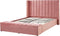 NOYERS - Tweepersoonsbed - Roze - 160 x 200 cm - Fluweel