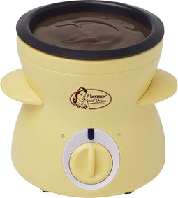 Bestron DCM043 - Chocolade-Fondueset voor 2 Personen - incl. 10 spiesen 10 vorken 1 spatel 25 Watt geel (1 set)