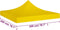 vidaXL - Partytentdak 270 g/m² - 2x2 m UV- en waterbestendig - Geel
